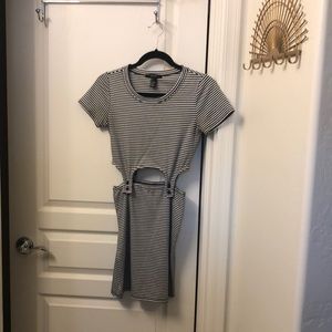 Striped mini dress